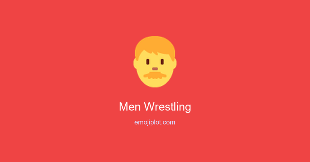👨🏻‍🫯‍👨🏼 Men Wrestling Emoji Meaning