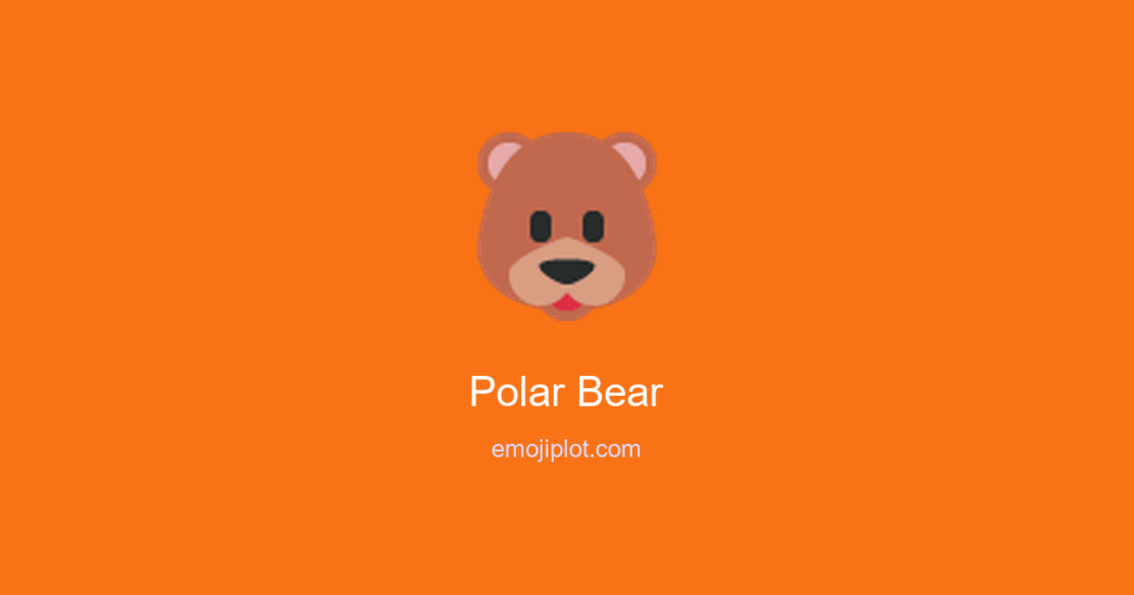 🐻‍❄ Polar Bear emoji meaning