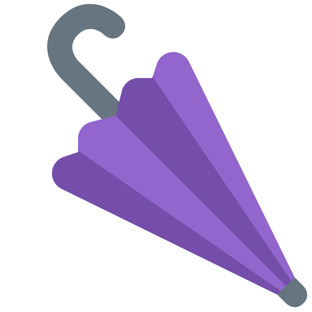 🌂 Significado de Emoji Guarda-chuva Fechado