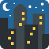 🌃 Significado de Emoji Noite com Estrelas