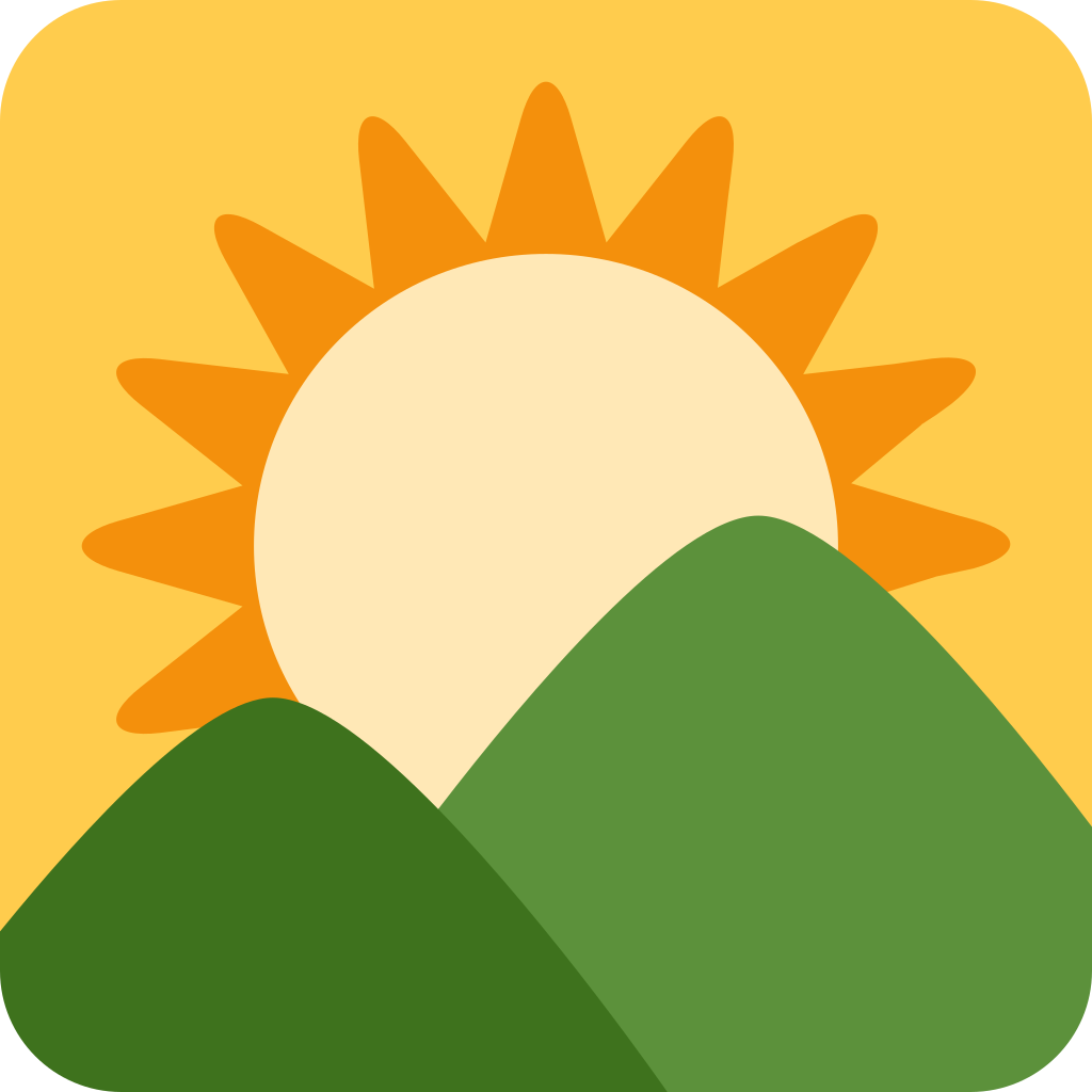 🌄 Significado do nascer do sol sobre as montanhas Emoji