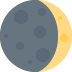🌒 Significado de Lua Crescente Crescente Emoji