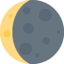 🌘 Significado de Lua Crescente Minguante Emoji