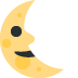 🌜 Significado do emoji da face da lua minguante