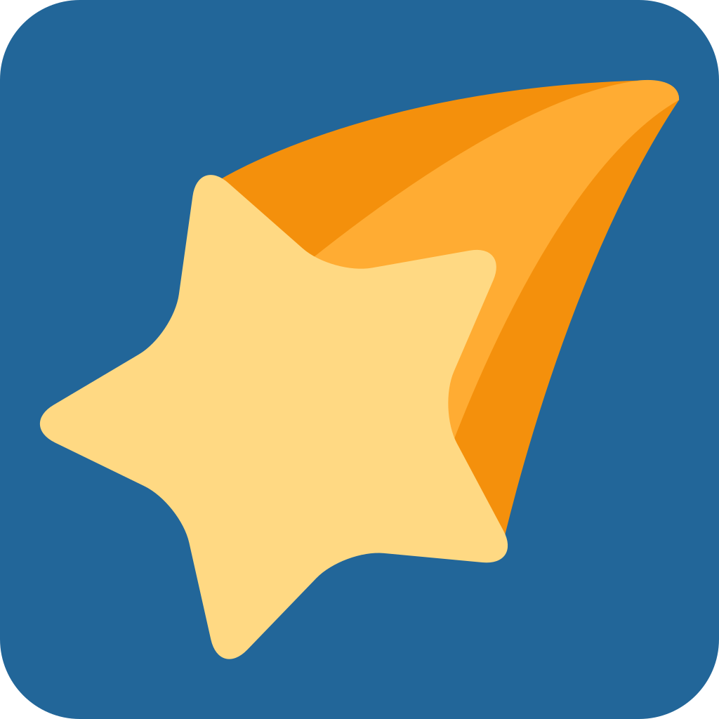 🌠 Significado do emoji estrela cadente