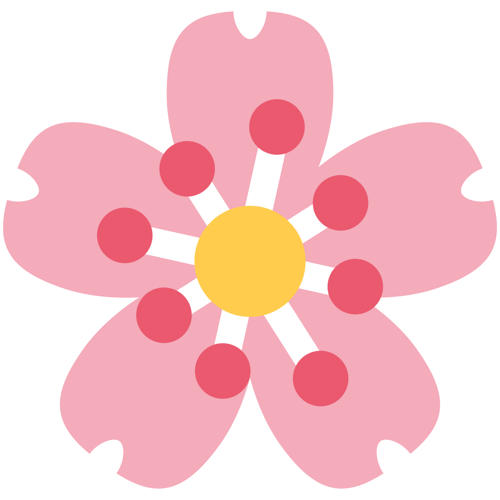 🌸 Significado do emoji flor de cerejeira