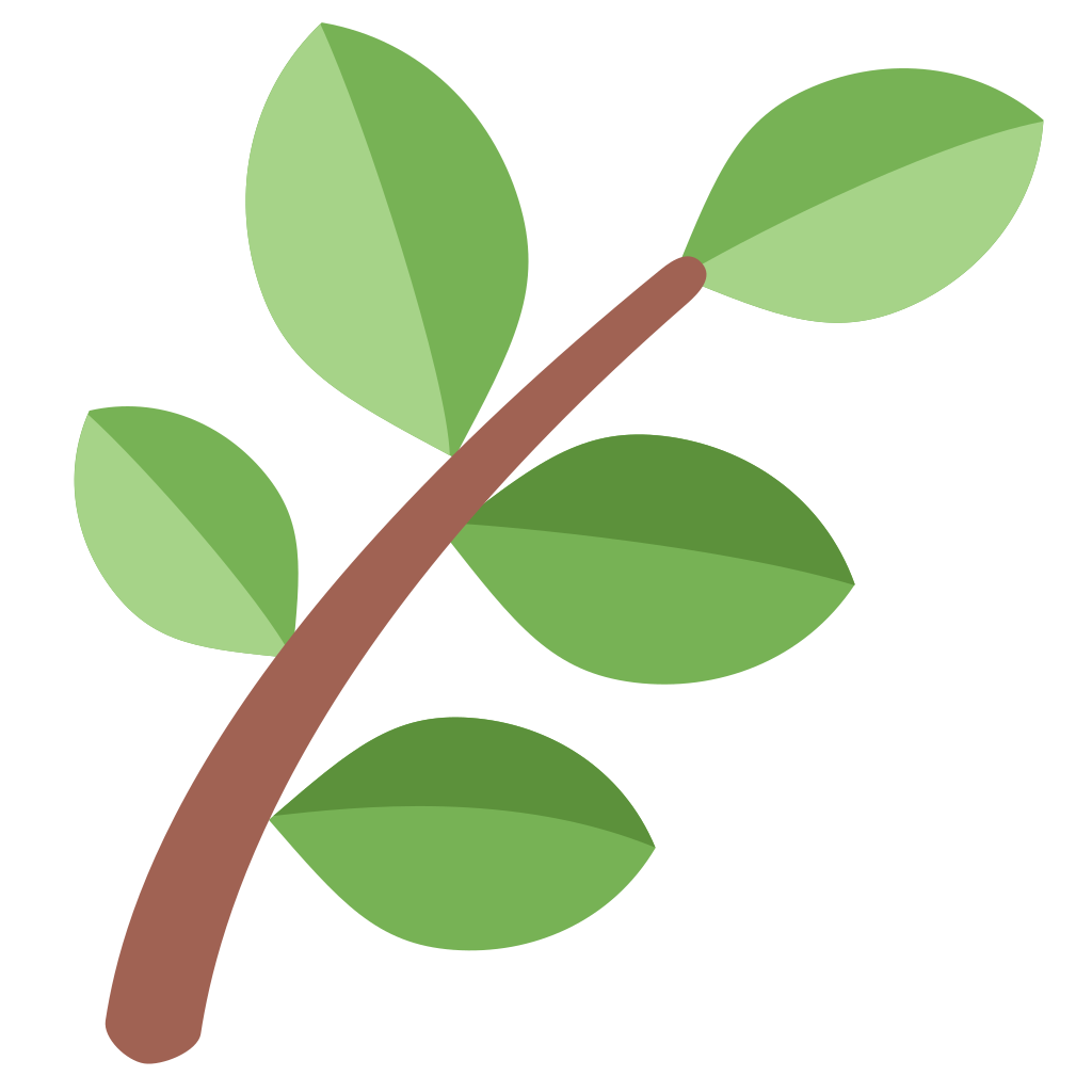 🌿 Significado emoji de erva