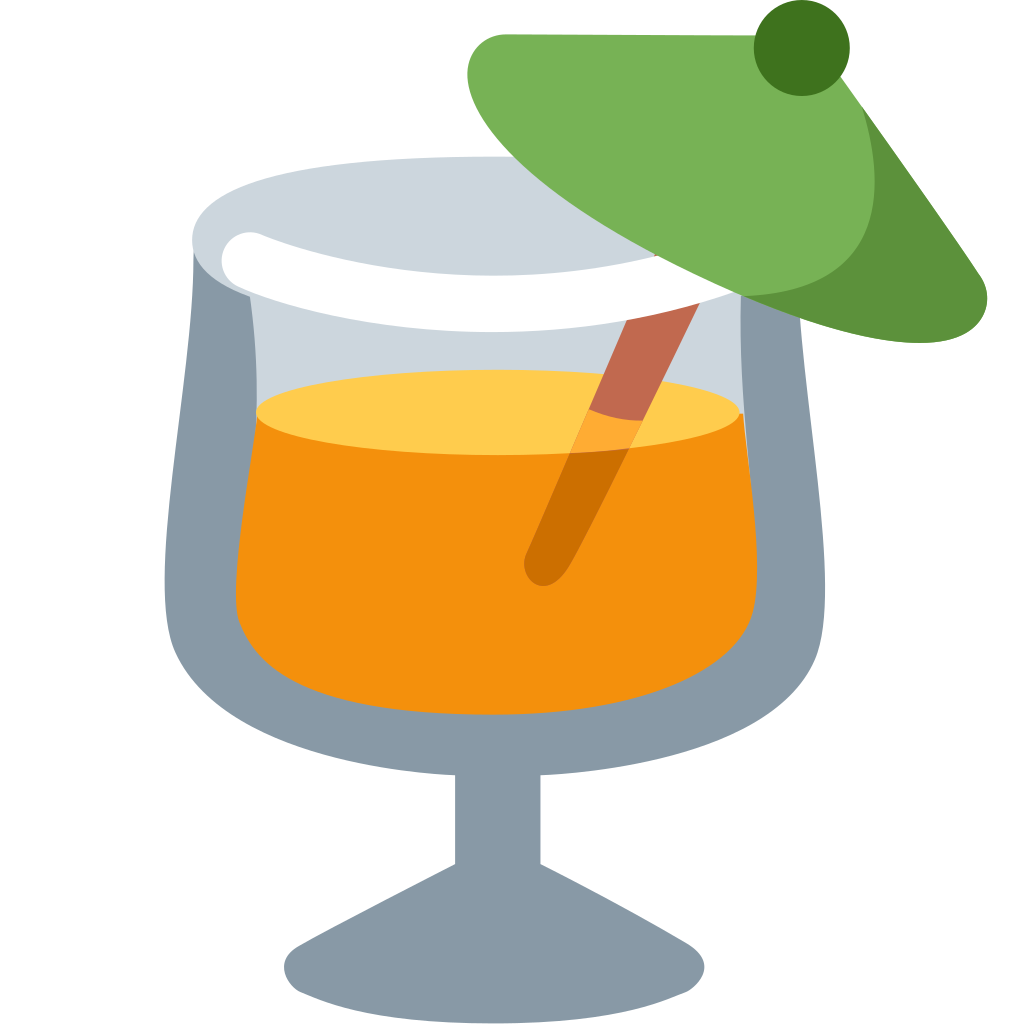 🍹 Significado de Emoji de bebida tropical