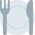 🍽 Significado de Garfo e Faca com Prato Emoji