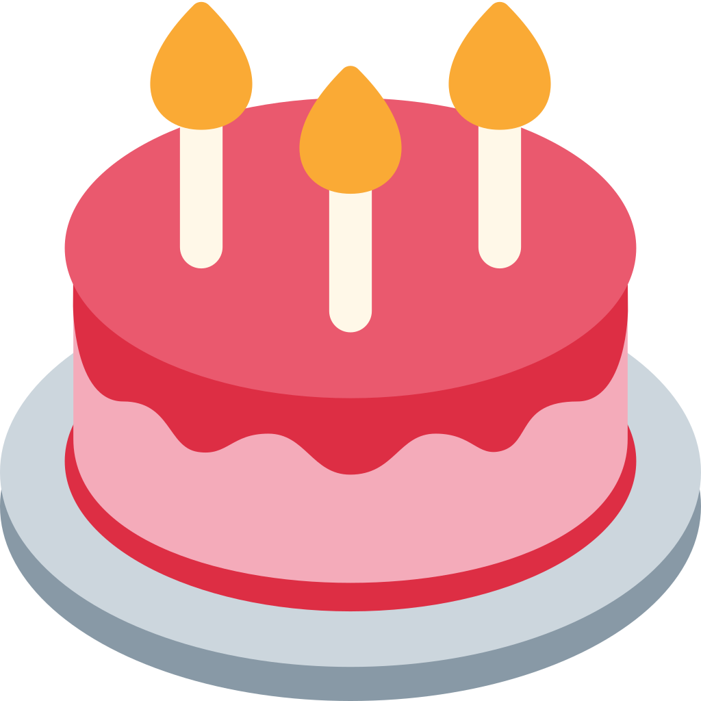 Bolo de aniversário 🎂 Significado Emoji