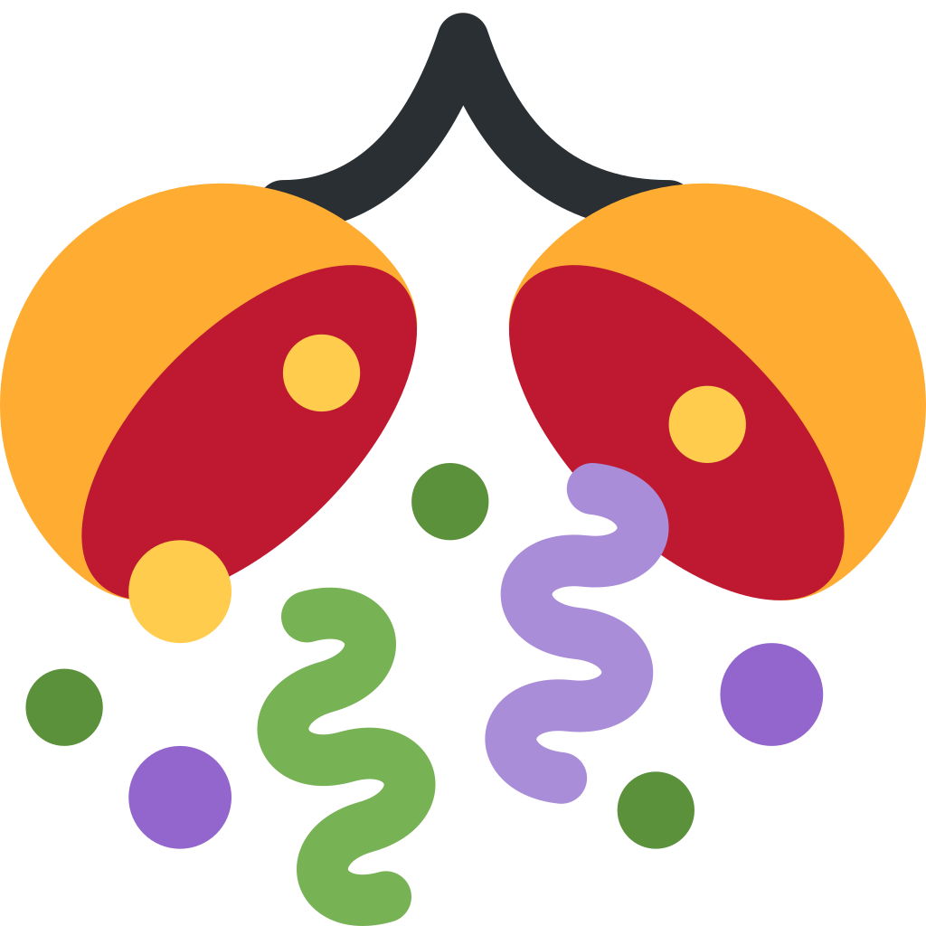 Bola de confete 🎊 Significado Emoji