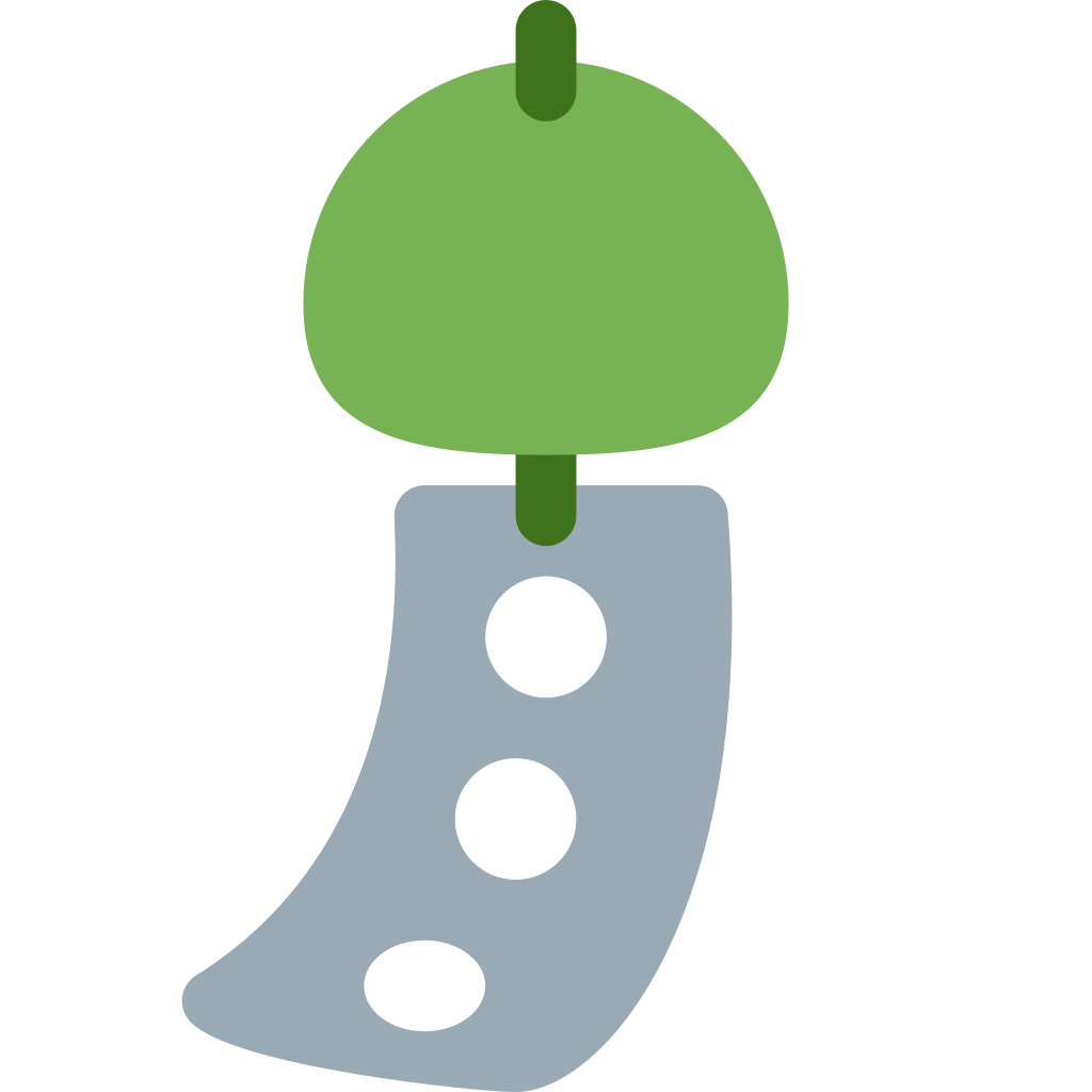 🎐 Significado do carrilhão de vento Emoji