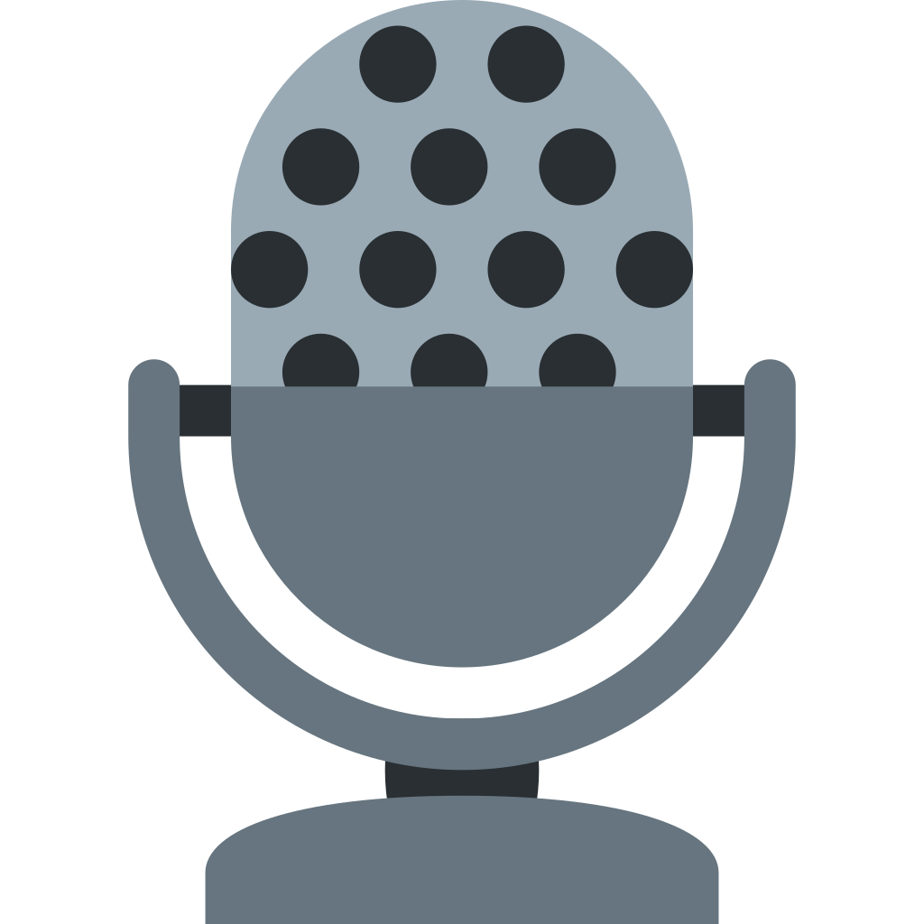 🎙 Significado de Emoji de microfone de estúdio