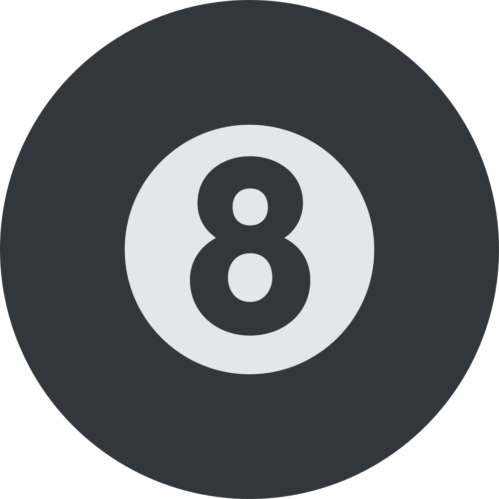 🎱 Significado do Emoji Bola de Sinuca 8