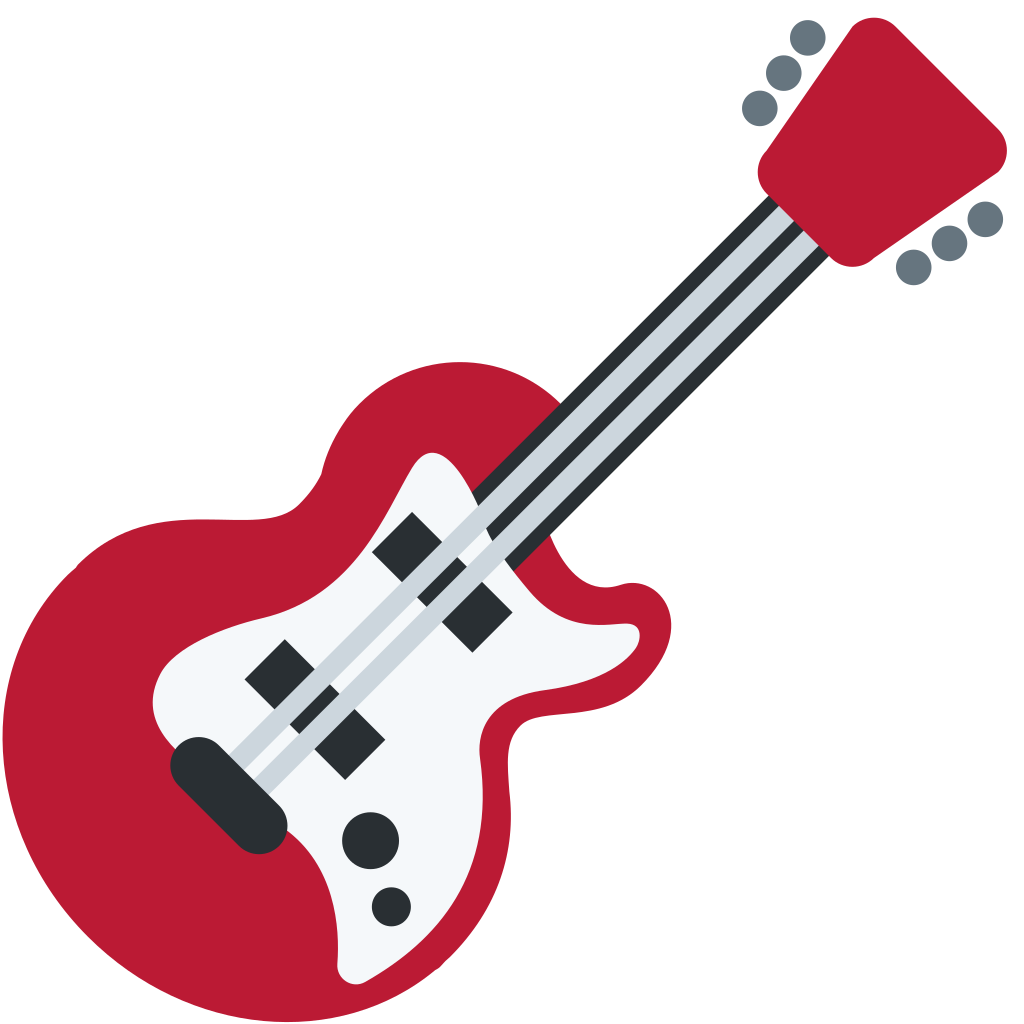 Guitarra 🎸 Significado Emoji