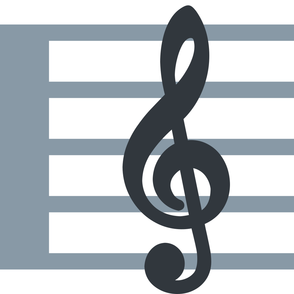 🎼 Significado do emoji partitura musical