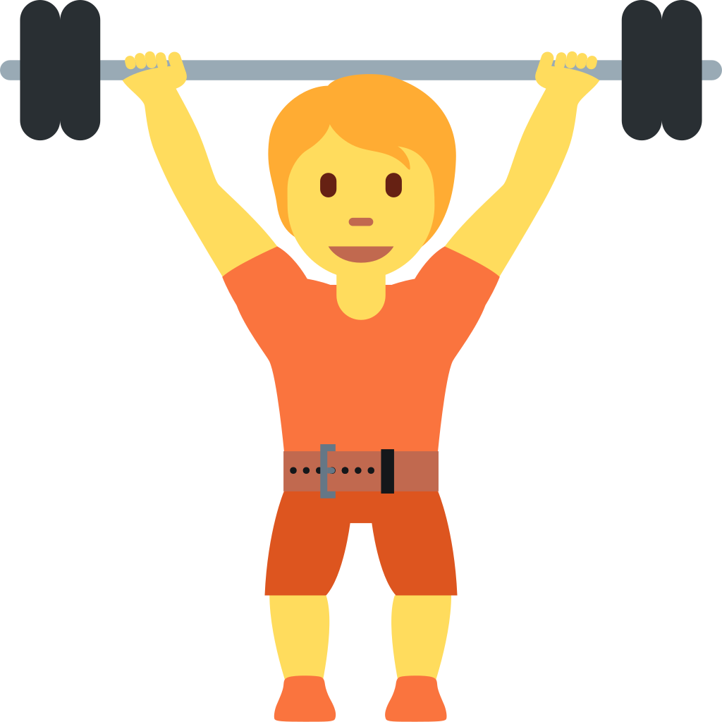 🏋 Significado de Pessoa levantando pesos Emoji