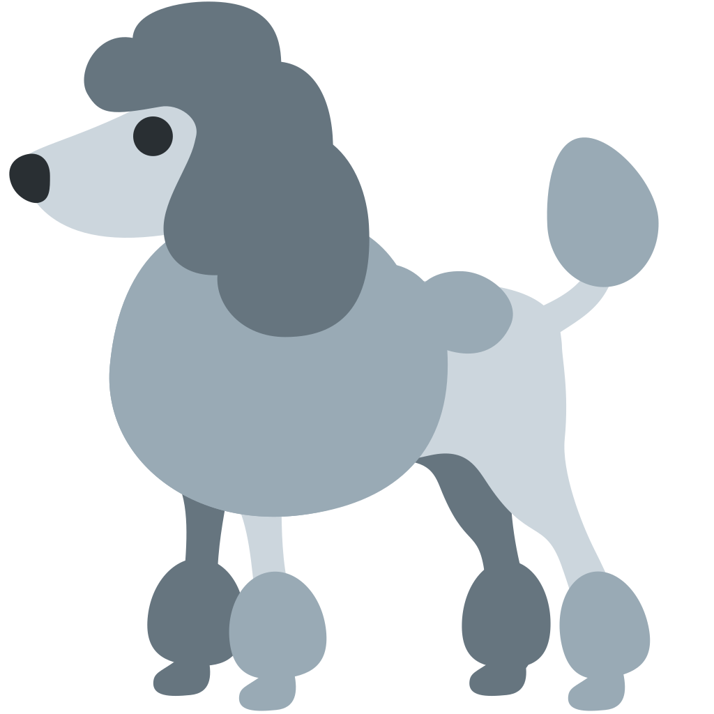 🐩 Significado do emoji caniche