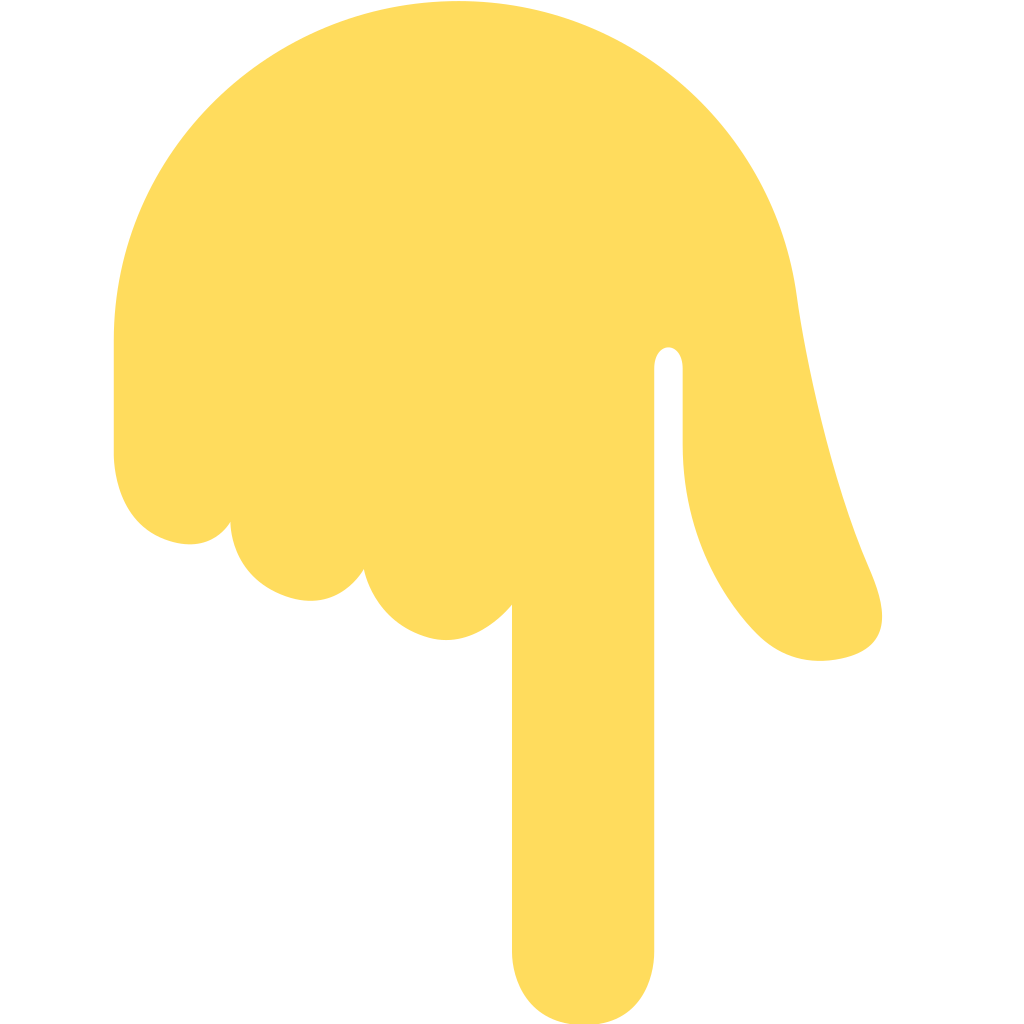 👇 Backhand Index Pointing Down Emoji Meaning