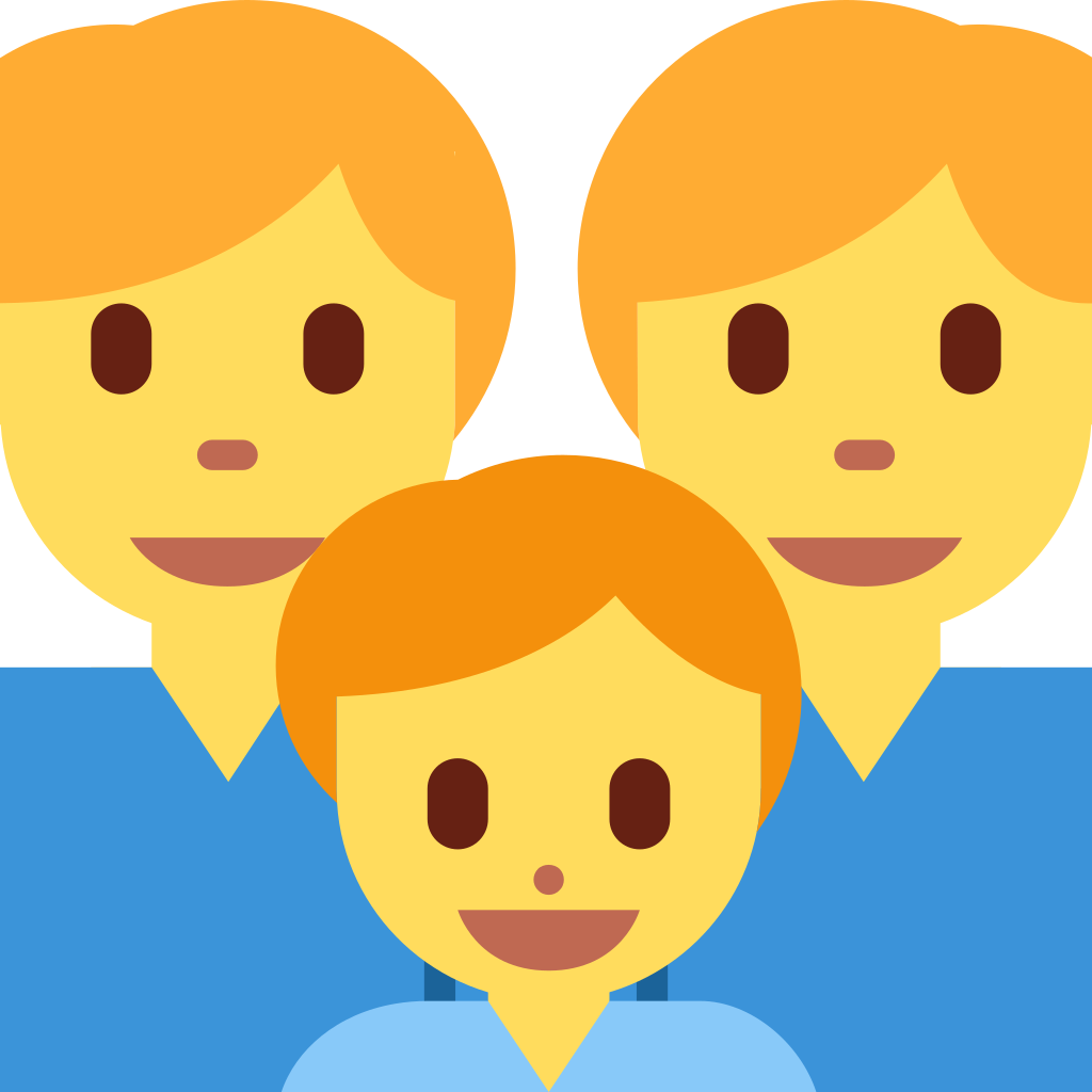 👨‍👨‍👦 Family: Man, Man, Boy Emoji Meaning