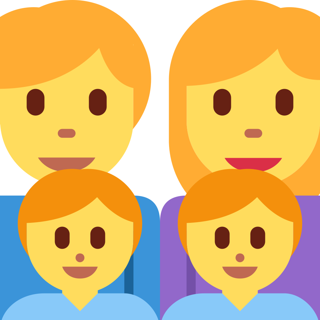 👨‍👩‍👦‍👦 Family Man, Woman, Boy, Boy emoji meaning