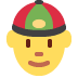 👲 Significado de pessoa com solidéu Emoji