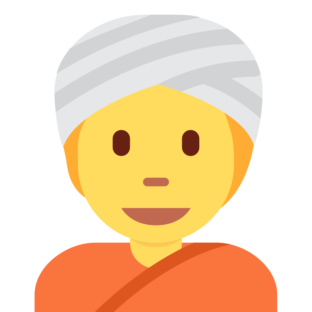 👳 Person Wearing Turban Emoji Meaning