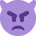 👿 Significado de Emoji de cara irritada com chifres
