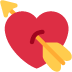 💘 Significado de coração com seta Emoji