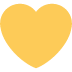 💛 Significado de Emoji de coração amarelo
