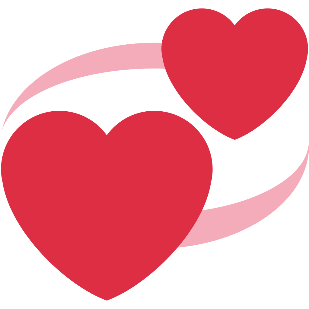 💞 Revolving Hearts emoji meaning