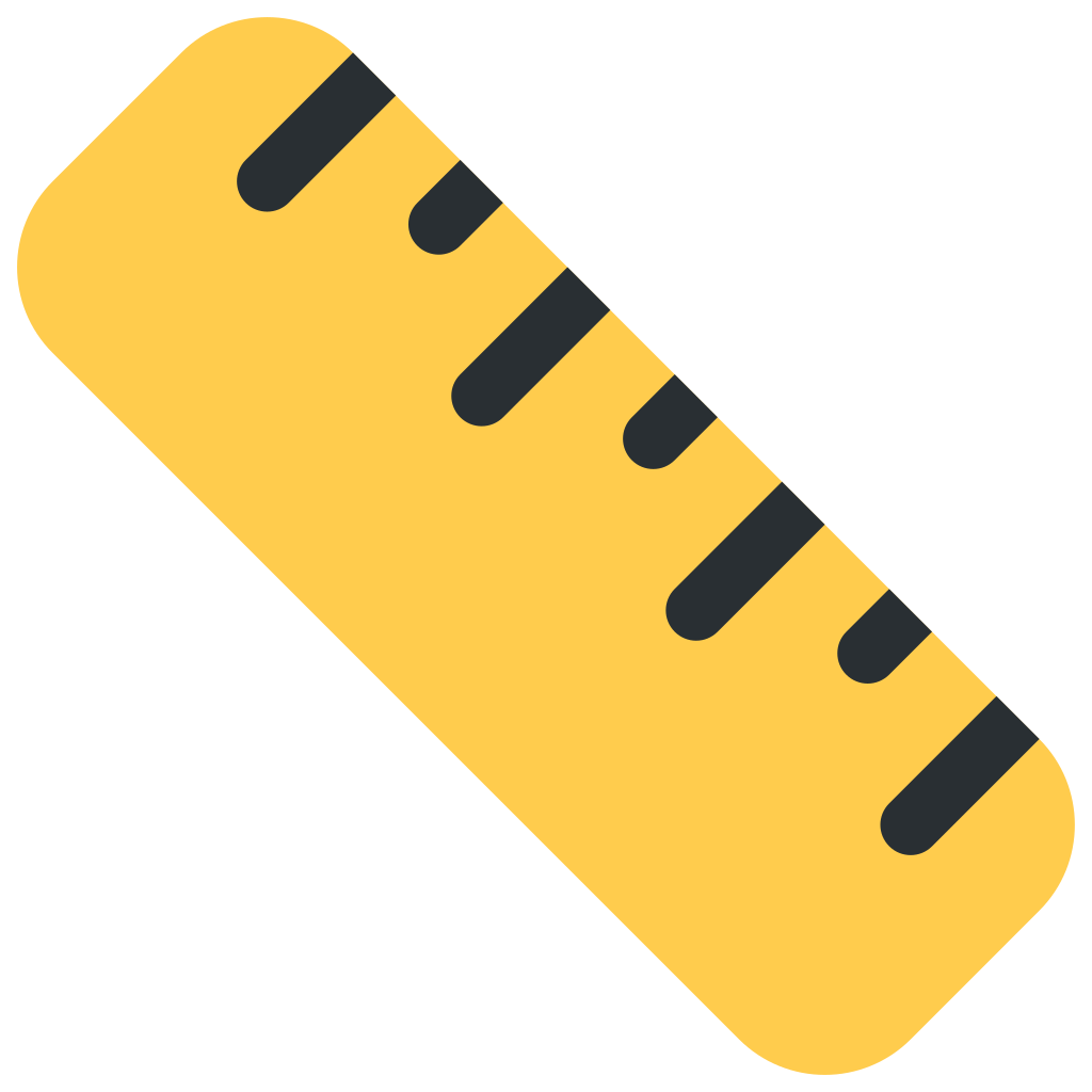 📏 Straight Ruler Emoji Meaning