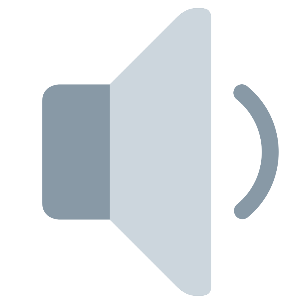 🔉 Significado do emoji alto-falante com volume médio