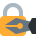 🔏 Significado de Emoji bloqueado com caneta