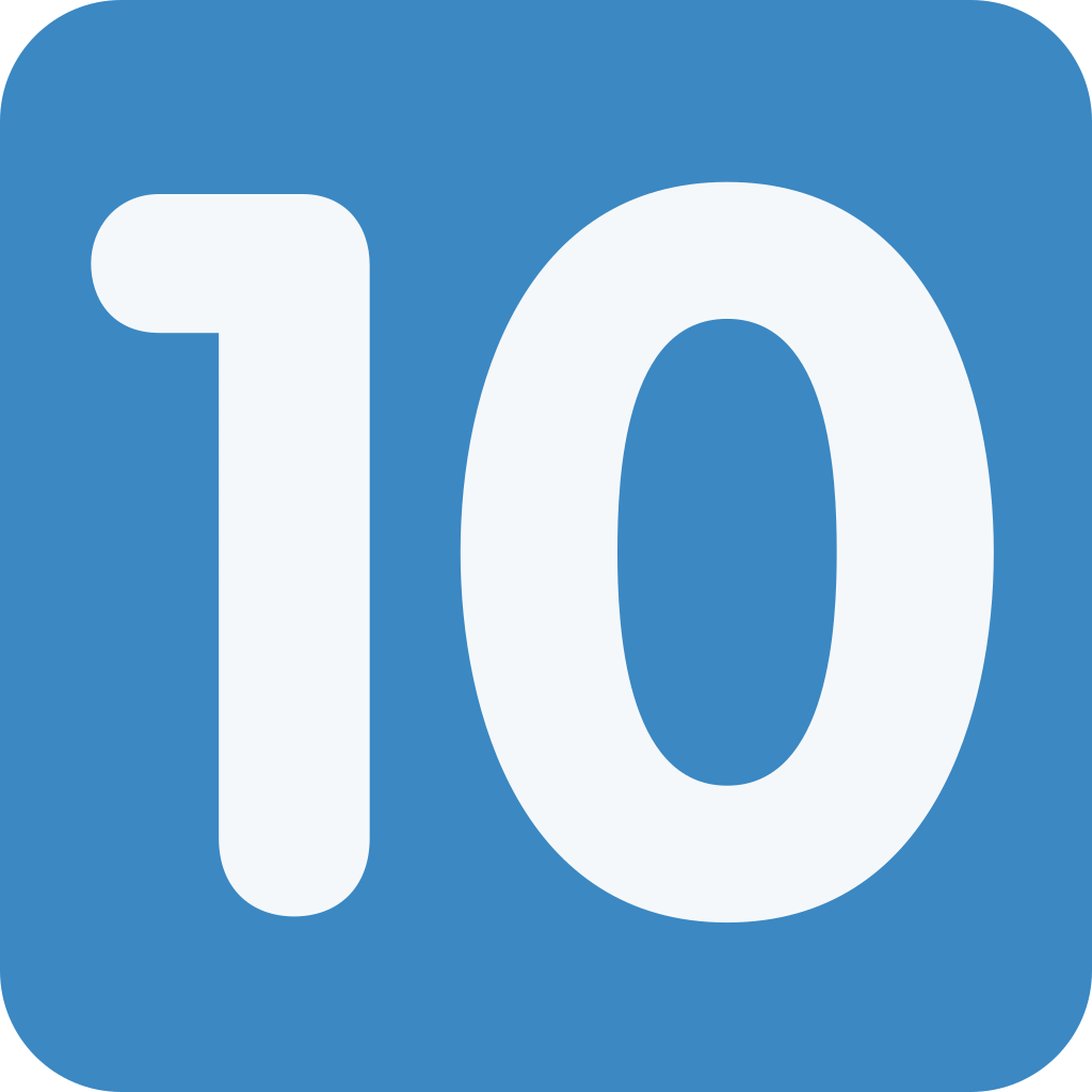 🔟 Significado do Emoji da tecla 10