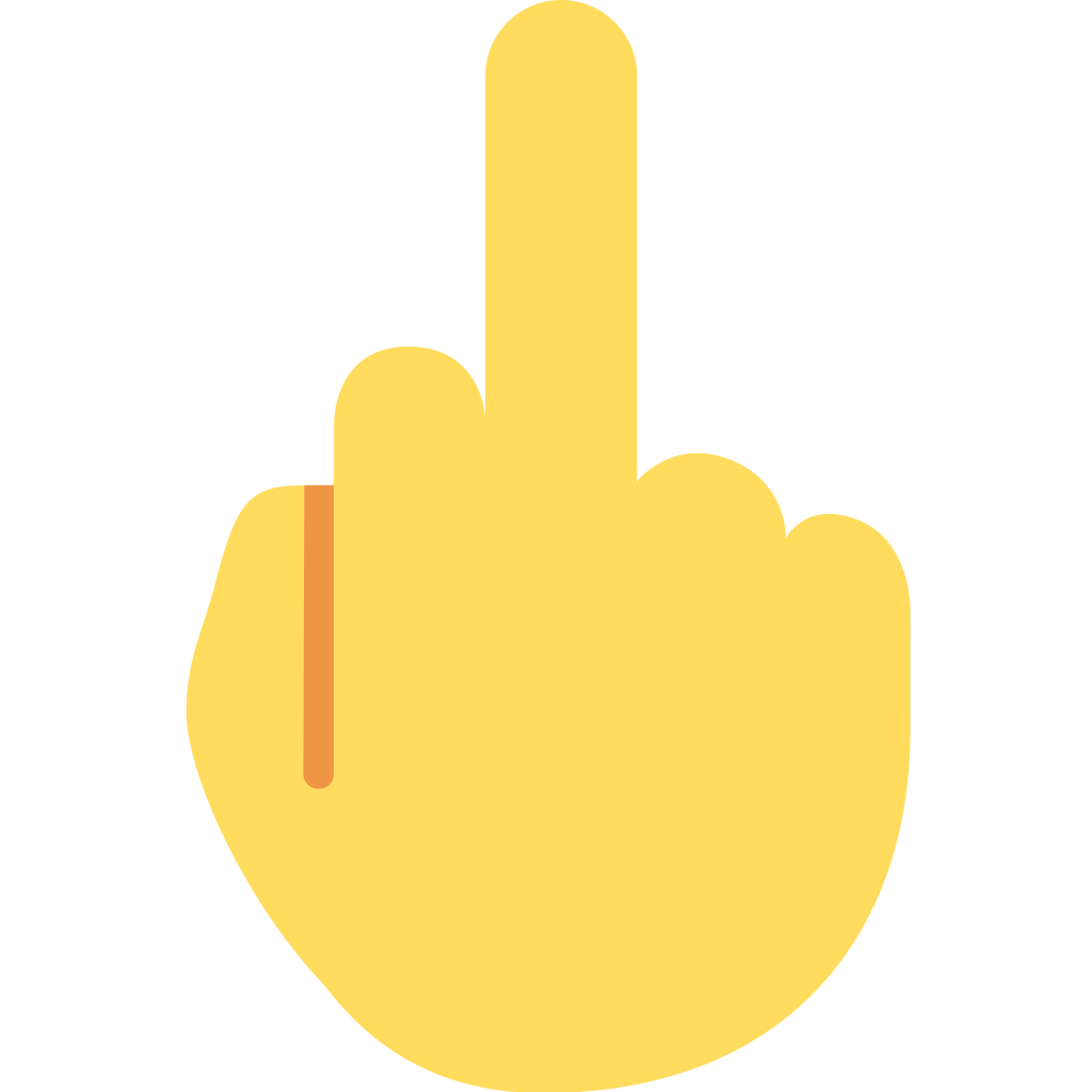 🖕 Significado do emoji dedo médio