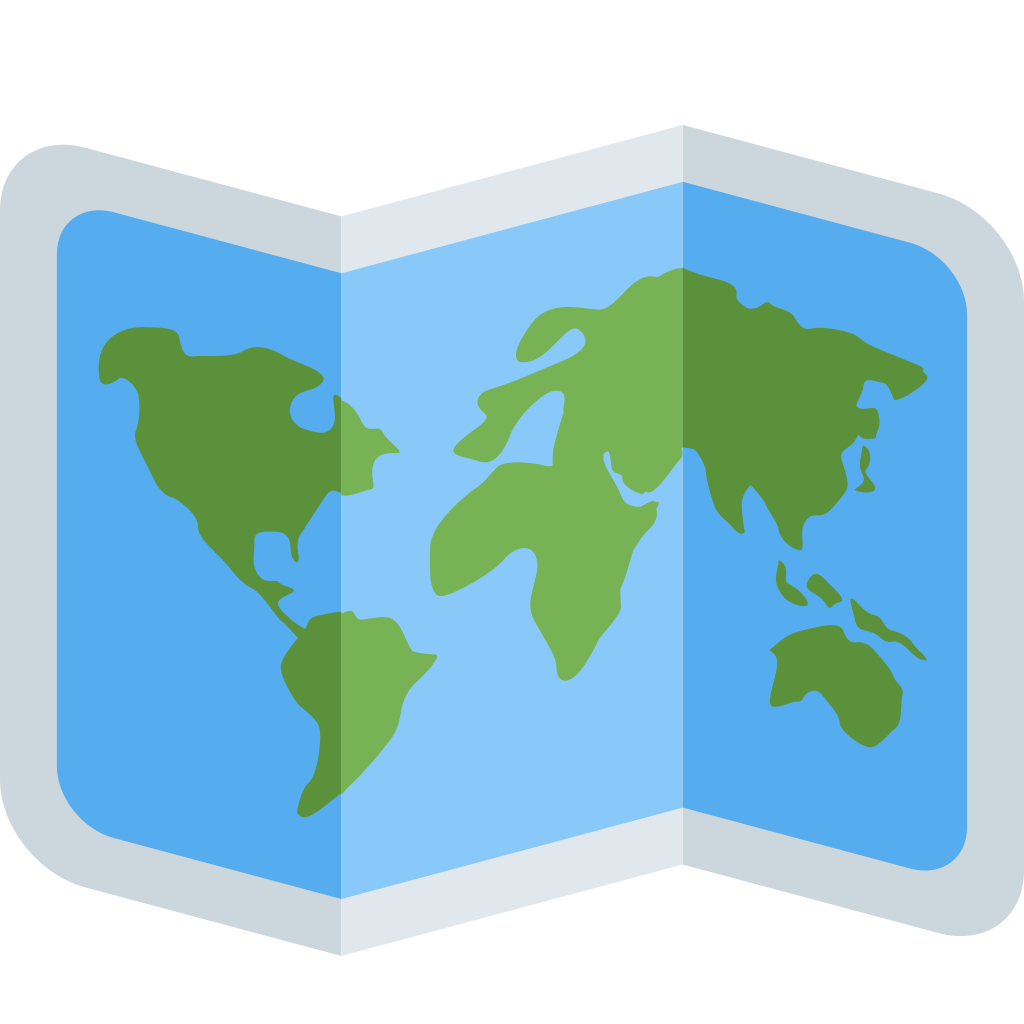 🗺 Significado emoji do mapa mundial