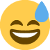 😅 Significado de emoji de rosto sorridente e suor