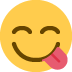 😋 Significado de Emoji de rosto saboreando comida