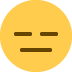 😑 Significado do emoji de rosto sem expressão