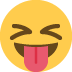 😝 Significado de emoji de rosto semicerrado e língua