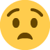 😧 Significado do emoji rosto angustiado