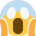 😱 Rosto gritando de medo Emoji Significado