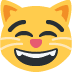 😸 Significado do emoji Gato Sorridente com Olhos Sorridentes