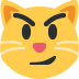 😼 Significado de Emoji de gato com sorriso irônico