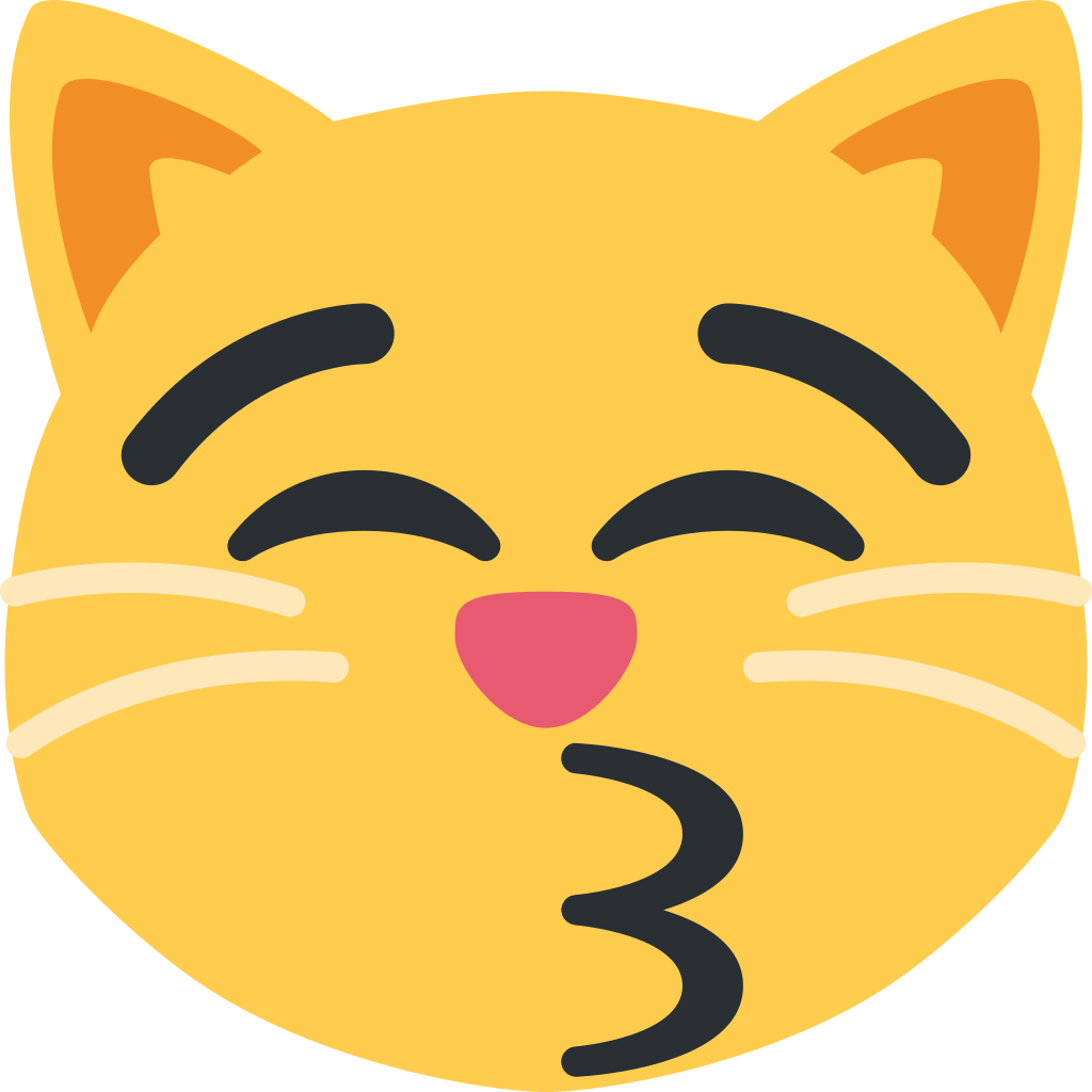 😽 Significado de emoji de gato beijando