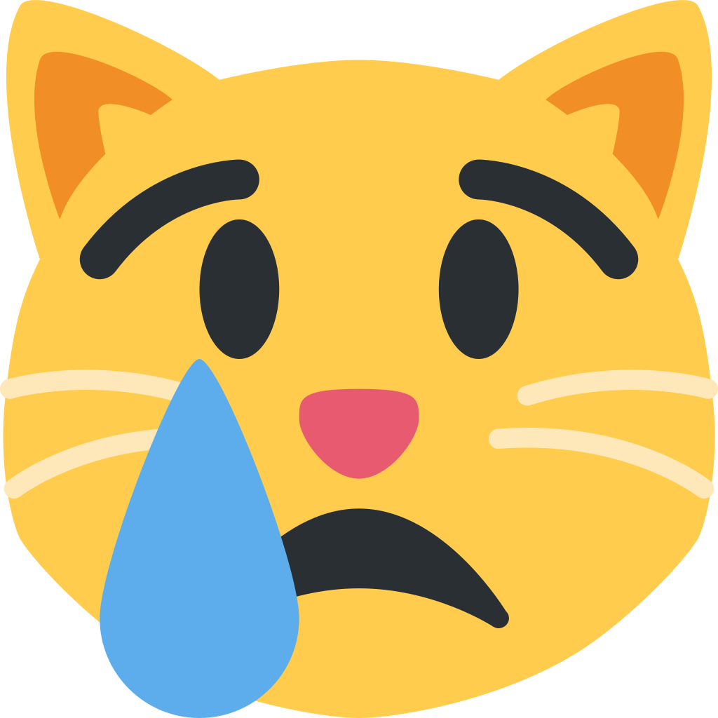 😿 Significado de Emoji de gato chorando