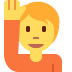 🙋 Significado de pessoa levantando a mão Emoji
