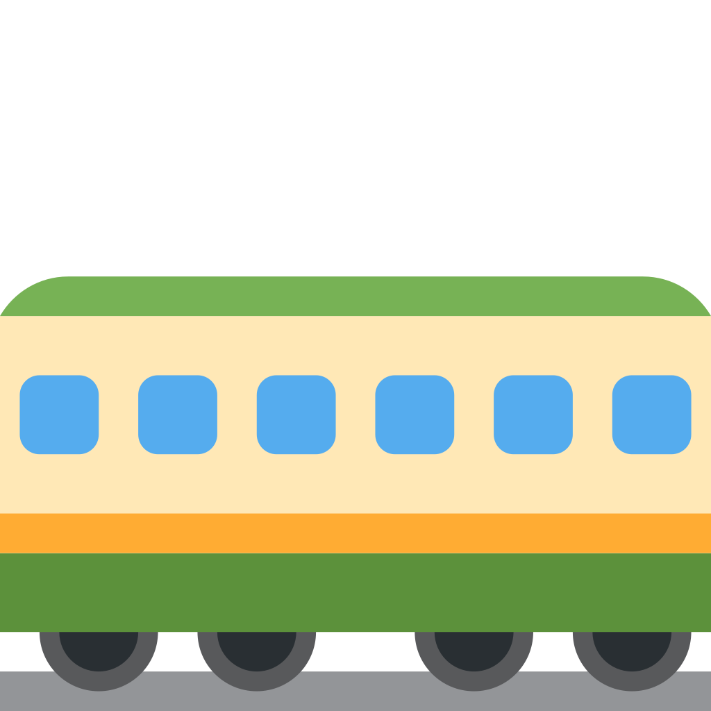 🚃 Significado de Vagão Ferroviário Emoji