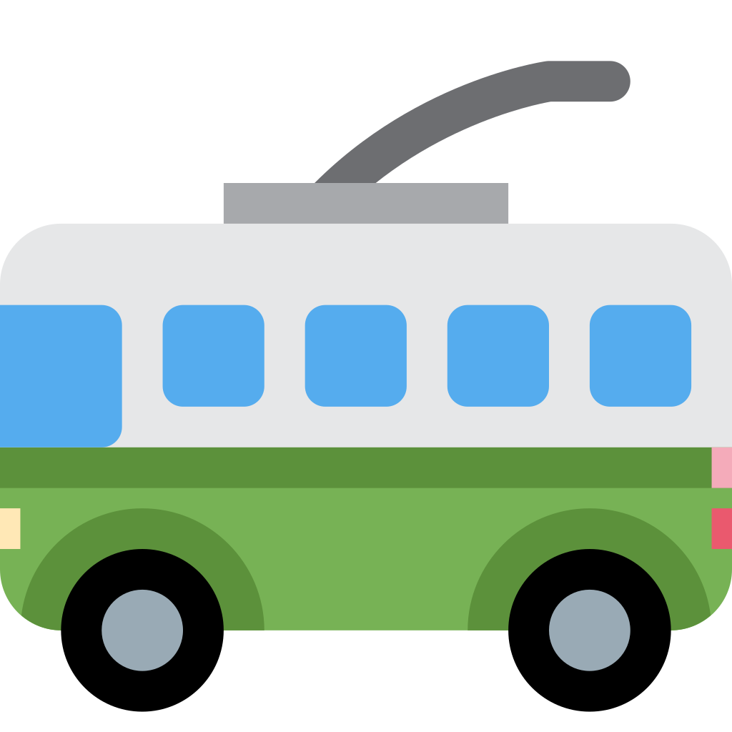 🚎 Significado do trólebus Emoji